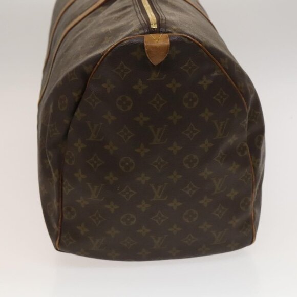 LOUIS VUITTON Monogram Keepall 60 Boston Bag M41422 LV Auth 133562 - Picture 4 of 16